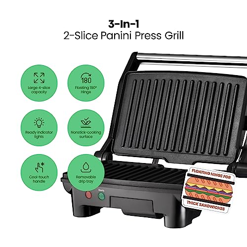 Chefman Panini Press Grill and Sandwich Maker