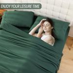 Olive Green Twin Sheet Set - Soft Microfiber