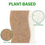 AIDEA Natural Cellulose Sponges, 6 Count