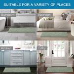 Super Absorbent Chenille Bathroom Rug Set of 2