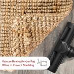 Natural Hand Woven Jute Area Rug 7'6" x 9'6