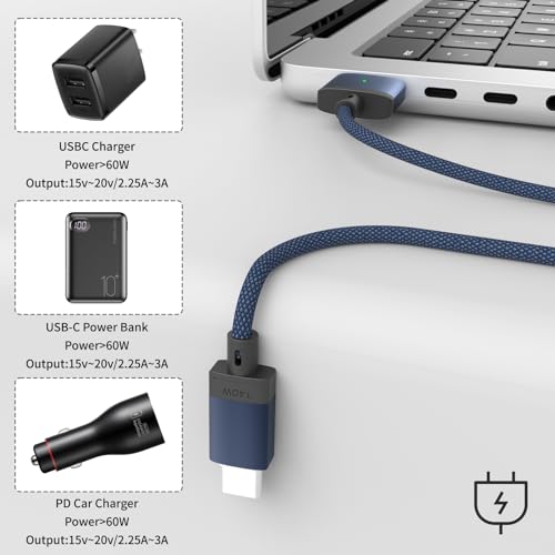 USB-C Magnetic Charging Cable for MacBook 6.6ft