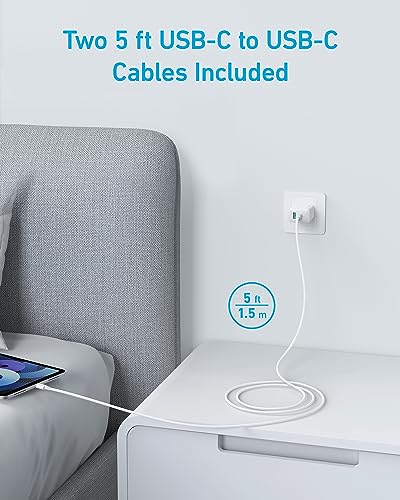 iPhone 15 Anker 20W Dual Port Wall Charger