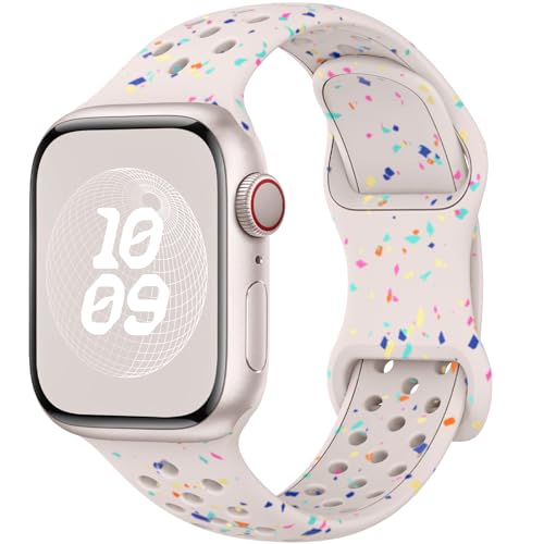 Sport Silicone Band for Apple Watch, Waterproof