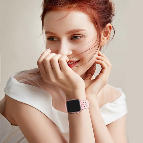Sport Silicone Band for Apple Watch, Waterproof