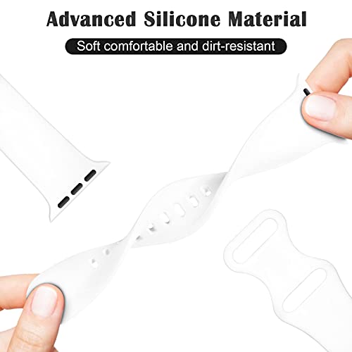 TreasureMax Soft Silicone Apple Watch Sports Band