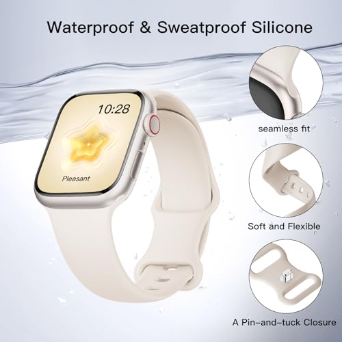 Silicone Sport Band for Apple Watch, Waterproof