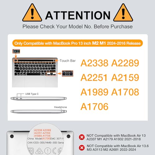 MOSISO Rose Quartz MacBook Pro 13 Case & Cover