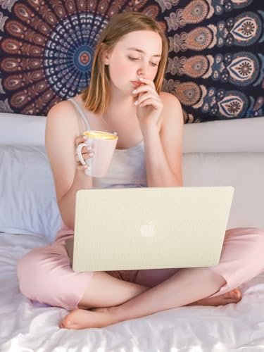 Beige Woven Fabric Case for MacBook Air 13