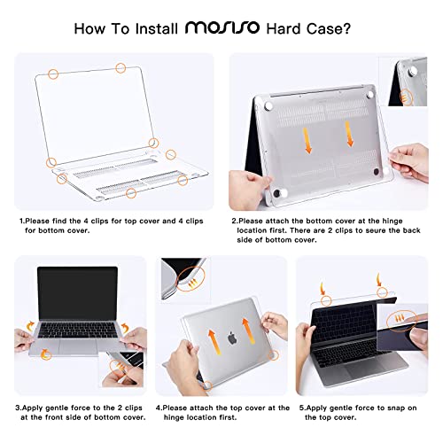 MOSISO MacBook Air 13 Inch Case & Keyboard Cover