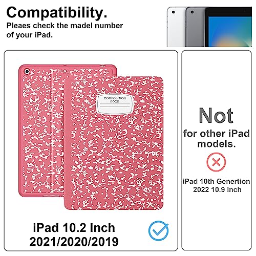 iPad 10.2 Inch Case with Pencil Holder - Watermelon