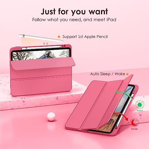 DTTOCASE iPad 10th Gen Case with Stand - Crimson