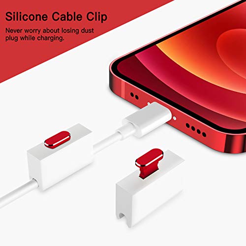 2 Pack iPhone Dust Plugs with Storage Box