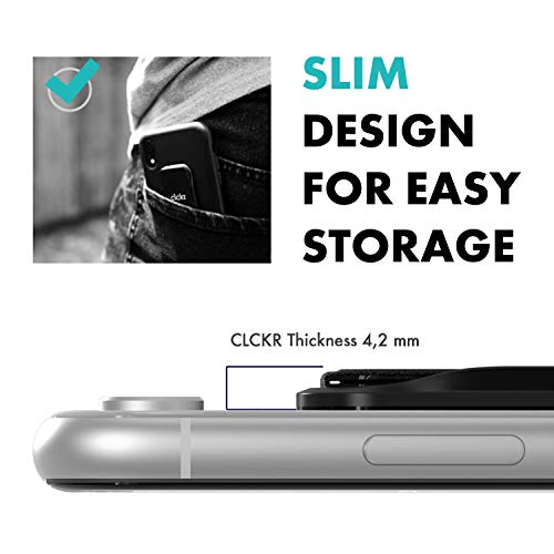 CLCKR Phone Stand for iPhone and Galaxy - Black