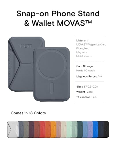 MOFT Magnetic Wallet Stand for iPhone 15/14/13/12