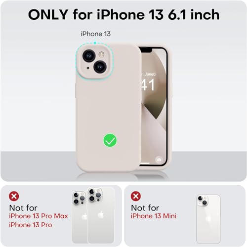 Vooii Liquid Silicone iPhone 13 Case - Stone