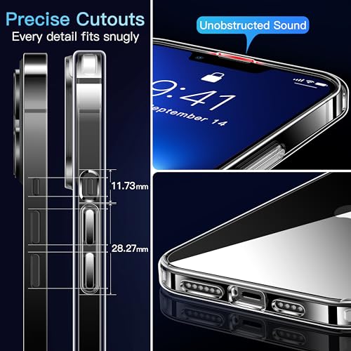 CASEKOO Crystal Clear Shockproof Case for iPhone 13 Pro