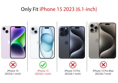 Cute Floral iPhone 15 Case - Soft TPU Pink