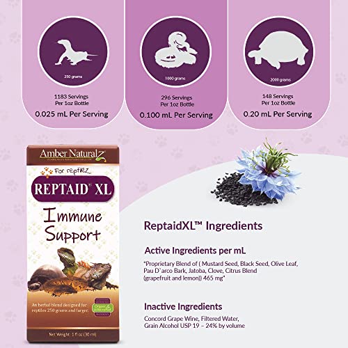 Reptaid XL Herbal Supplement for Healthy Reptiles