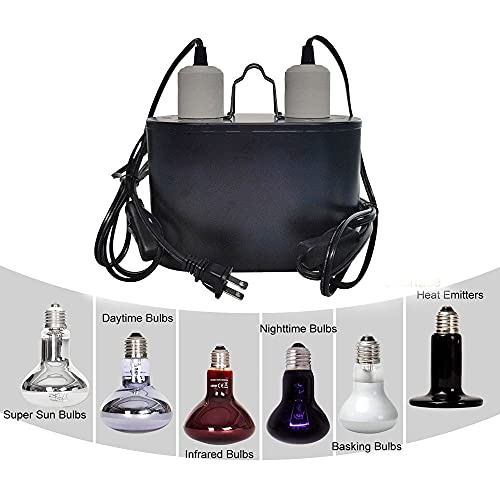 Abustle Dual Heat and UVB Light for Reptiles