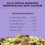 Zilla Munchies Omnivore Mix with Calcium, 4 oz