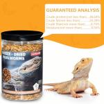 Freeze-Dried Mealworms for Bearded Dragons and Reptiles