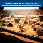 T5 UVB Light Bulb 2-Pack for Bearded Dragons