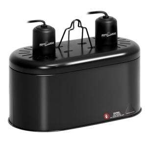 Repti Zoo Dual Reptile Light Fixture Combo