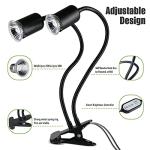 Double-Head Heat Lamp for Bearded Dragons & Reptiles