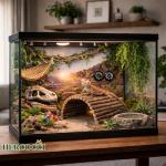 Flexible Jungle Climbing Bridge Hammock for Bearded Dragons