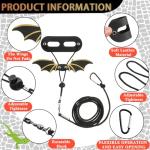 Bearded Dragon Leash and Harness Set with Wings