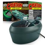 NEPTONION Reptile Drink Fountain with Snack Trough