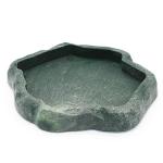 SLSON Small Green Reptile Feeder Bowl for Dragons