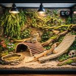 10 PCS Bearded Dragon Tank Accessories Kit