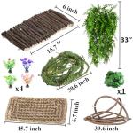 10 PCS Bearded Dragon Tank Accessories Kit