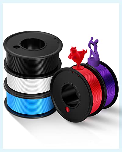Haosegd PLA 3D Printer Filament Bundle - 5 Colors