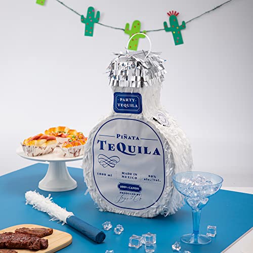 Tequila Bottle Piñata for Fiesta Fun