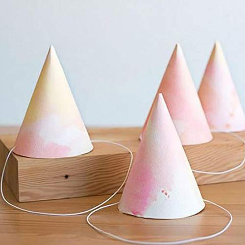 40 Pack White Party Hats for Kids and Adults