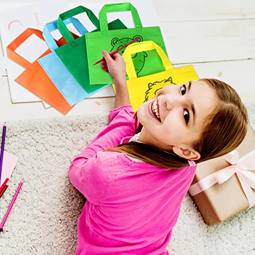 Rainbow Party Favor Bags - 30 Pack for Kids