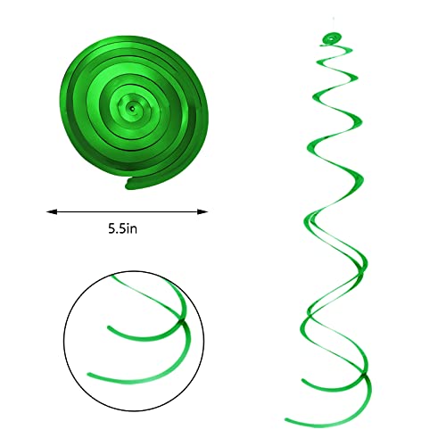 Colorful Foil Swirl Decorations - 28 Pack