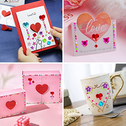 880pcs Self-Adhesive Gem Stickers for Crafts