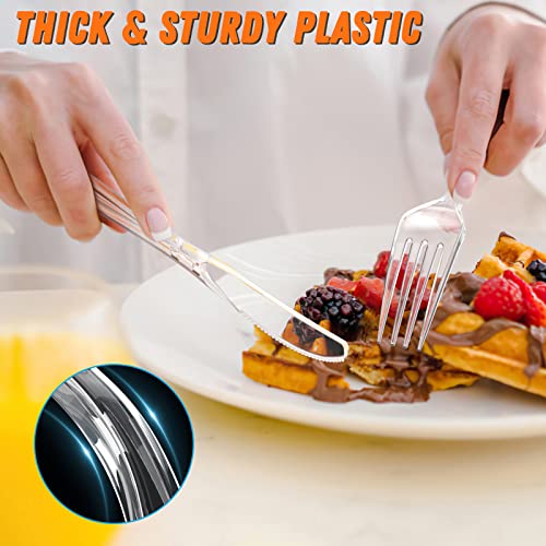 Heavy Duty Disposable Cutlery Set - 360 Count