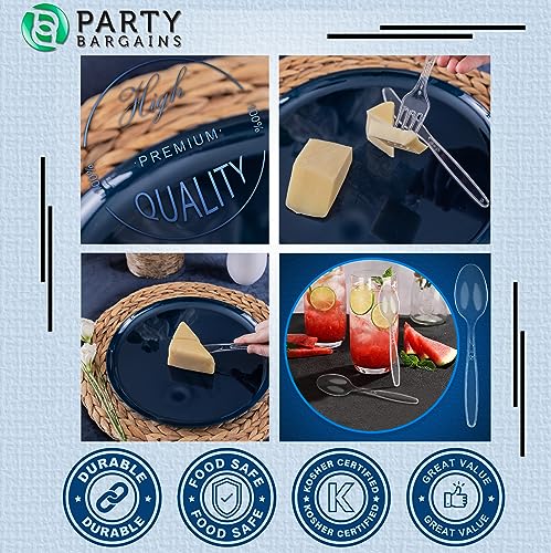 Clear Disposable Cutlery Set - 360 Pieces