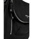 KARL LAGERFELD Paris Black/Silver Women's Messenger Bag