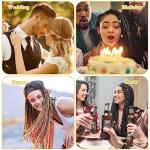 Lucomb 220 Pcs Gold Hair Jewelry for Braids