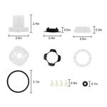 BUYGOO Agitator Repair Kit for Whirlpool, Kenmore