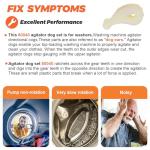 Beaquicy 80040 Washer Agitator Dogs Kit - 48-Pack