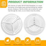 W10752283 Washplate for Whirlpool Washing Machines