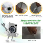 W10752283 Washplate for Whirlpool Washing Machines