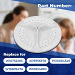 Wash Plate Agitator for Whirlpool WTW5000DW1 & More